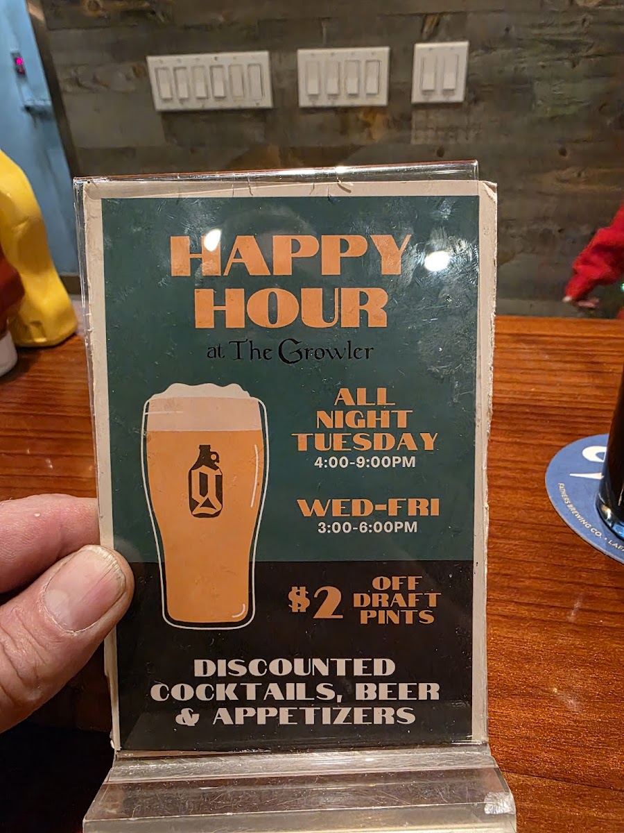 Menu - The Growler photo 4