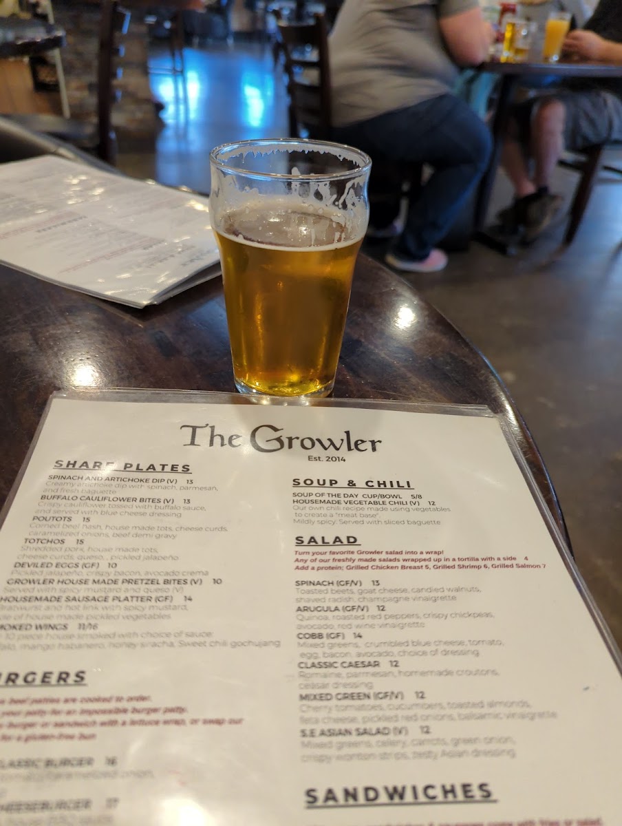 Menu - The Growler photo 5